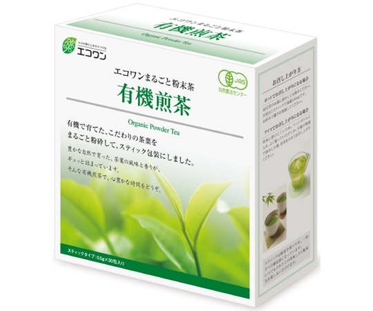 エコワン 有機煎茶(粉末茶) 30包×40箱入  1ケース※軽（ご注文単位1ケース）【直送品】
