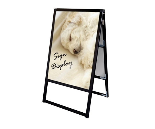 常磐精工 ブラックバリウススタンド看板 アクリルタイプ A2両面 BVASKAC-A2R 1台（ご注文単位1台）【直送品】