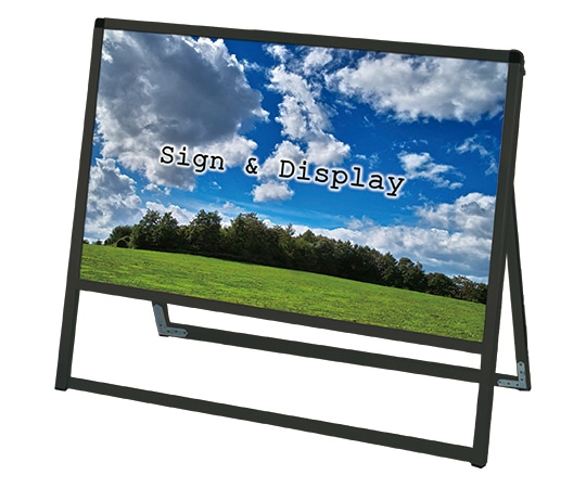 常磐精工 ブラックバリウススタンド看板 アルミ複合板タイプ 900×600 片面 BVASKAP-900X600K 1台（ご注文単位1台）【直送品】