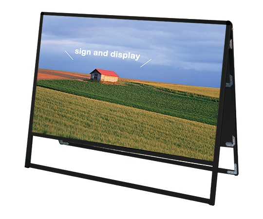 常磐精工 ブラックバリウススタンド看板 アルミ複合板タイプ 1200×900 両面 BVASKAP-1200X900R 1台（ご注文単位1台）【直送品】