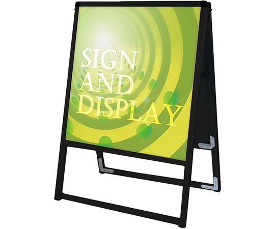 常磐精工 ブラックバリウススタンド看板 アルミ複合板タイプ 450×450 両面 BVASKAP-450X450R 1台（ご注文単位1台）【直送品】