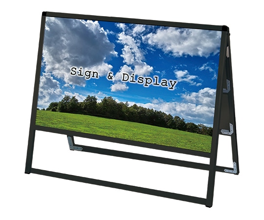 常磐精工 ブラックバリウススタンド看板 アルミ複合板タイプ 900×600 両面 BVASKAP-900X600R 1台（ご注文単位1台）【直送品】