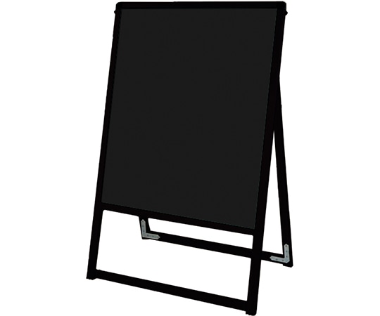 常磐精工 ブラックバリウススタンド看板 ブラックボードタイプ 450×600 片面 BVASKBB-450X600K 1台（ご注文単位1台）【直送品】