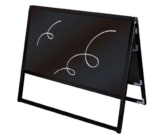 常磐精工 ブラックバリウススタンド看板 ブラックボードタイプ A1横両面 BVASKBB-A1YR 1台（ご注文単位1台）【直送品】