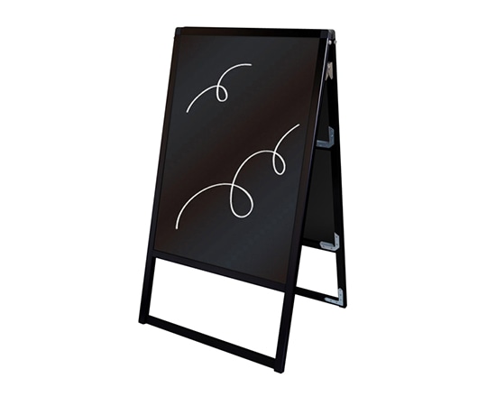 常磐精工 ブラックバリウススタンド看板 ブラックボードタイプ A2両面 BVASKBB-A2R 1台（ご注文単位1台）【直送品】