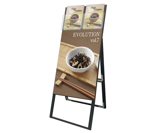 常磐精工 ブラックカタログケーススタンド看板 Dタイプ A1片面 BKCSKD-A1K 1台（ご注文単位1台）【直送品】