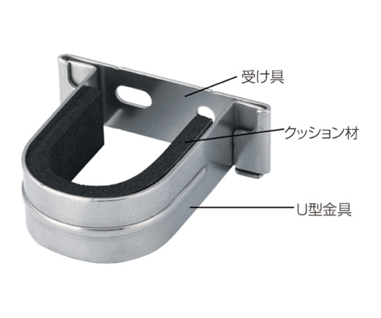 ストア・エキスプレス ワイヤーラック転倒防止金具セット 転倒防止金具 2セット 61-66-3-1 1セット（ご注文単位1セット）【直送品】