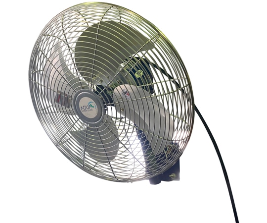 アクアシステム 無給油エアモーター式工場扇(壁掛型) AFK-18NL 1台(ご注文単位1台)【直送品】