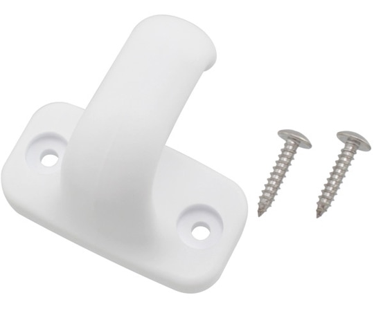 ハイロジック 樹脂製フック ホワイト 58667 1個(ご注文単位1個)【直送品】