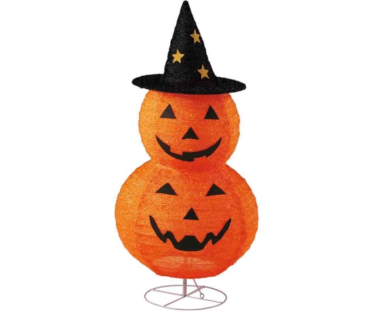 アズワン LEDフォールディングパンプキン ハロウィンライト 高さ100cm 37-20-2-1 1個（ご注文単位1個）【直送品】