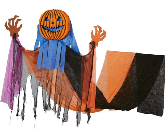 アズワン ビッグハンギングホラー ハロウィンパンプキン 37-21-1-1 1個（ご注文単位1個）【直送品】