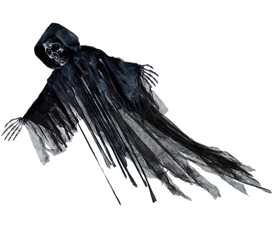 アズワン ハンギングリーパー 160cm ハロウィンホラー飾り ガイコツ 37-21-3-1 1個（ご注文単位1個）【直送品】