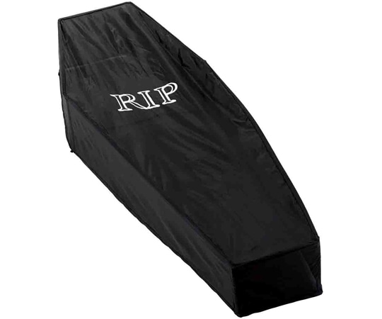 アズワン ディスプレイ棺桶RIP ハロウィンホラー飾り 37-21-9-1 1個（ご注文単位1個）【直送品】
