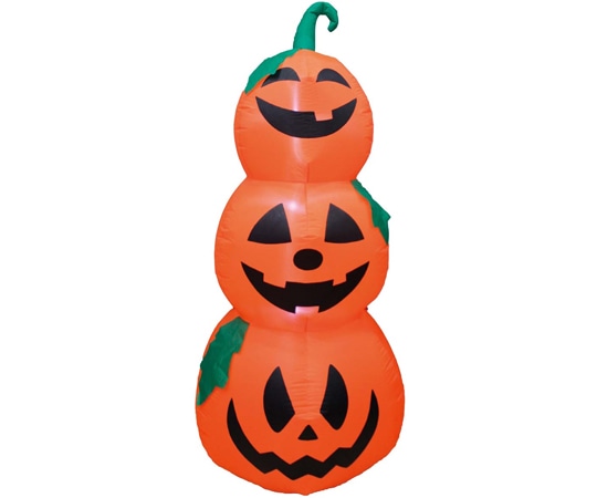 アズワン エアブロードール パンプキンピラミッド 大 ハロウィン 高さ180cm 37-23-6-1 1個（ご注文単位1個）【直送品】