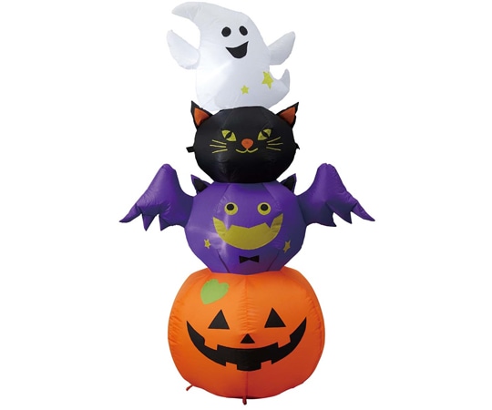 アズワン エアブロードール ハロウィンカルテット 高さ152cm 37-25-2-1 1個（ご注文単位1個）【直送品】
