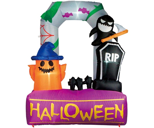 アズワン エアブロードール グレイブ ハロウィン 幅120×高さ156cm 37-25-7-1 1個（ご注文単位1個）【直送品】