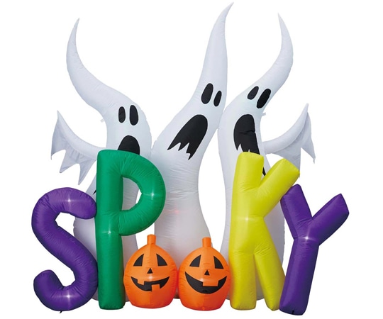 アズワン エアブロードール スプーキー ハロウィン 幅230×高さ230cm 37-26-1-1 1個（ご注文単位1個）【直送品】