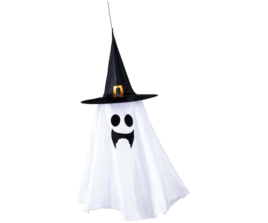 アズワン ハロウィンハンギングウィッチ 110cm ホワイト 37-28-5-2 1個（ご注文単位1個）【直送品】