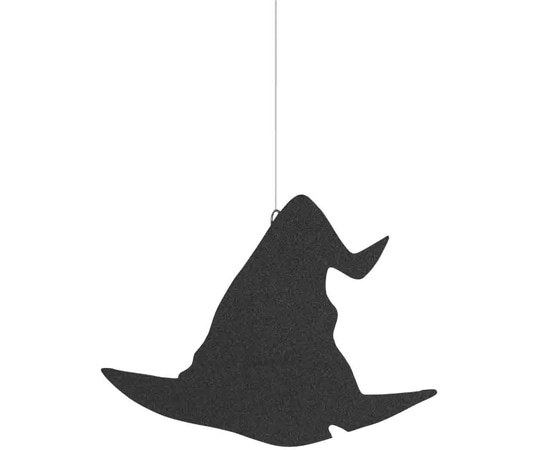 アズワン ハロウィンモチーフハンギングウィッチハット 3個 37-29-5-2 1セット（ご注文単位1セット）【直送品】