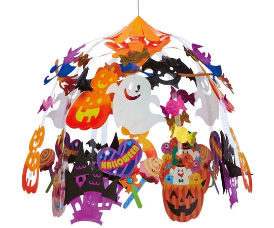 アズワン トリックオアトリート2段センター ハロウィン天井飾り 37-30-8-1 1個（ご注文単位1個）【直送品】