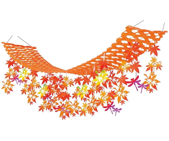 アズワン とんぼ プリーツハンガー 180cm 秋天井飾り 37-32-1-1 1個（ご注文単位1個）【直送品】
