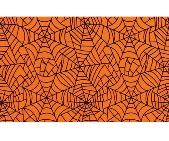アズワン スパイダークロス 90cm幅×2m 片面 ハロウィン オレンジ 37-34-6-2 1個（ご注文単位1個）【直送品】