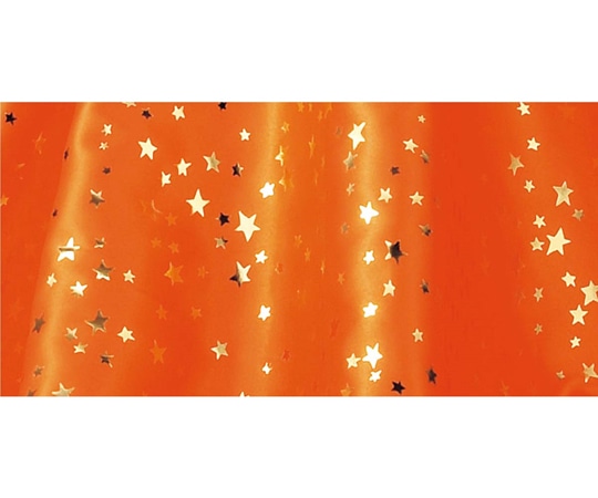 アズワン スターサテンシート 2m 片面 ハロウィンカラー 45cm幅 オレンジ 37-34-8-1 1個（ご注文単位1個）【直送品】