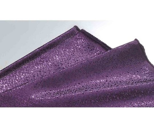 アズワン ジャカードサテンシート 112cm幅×2m 片面 秋カラー むらさき 37-35-10-4 1個（ご注文単位1個）【直送品】