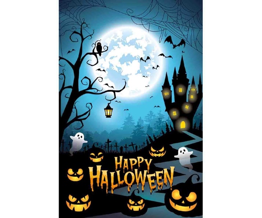 アズワン バッググラウンドシート ハロウィンナイト 37-36-4-1 1個（ご注文単位1個）【直送品】