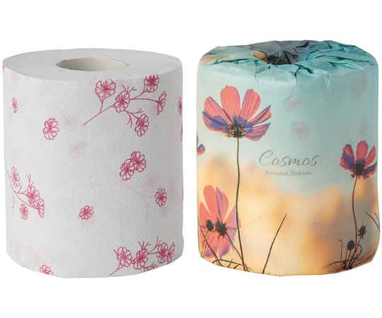 アズワン コスモストイレットペーパー 秋の景品ノベルティ 100個 37-45-11-1 1セット(ご注文単位1セット)【直送品】