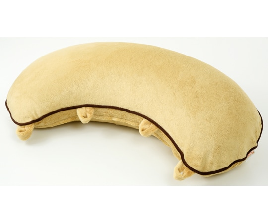 ニシダ マイクロビーズクッション ブラウン SHE-7005-00 1個(ご注文単位1個)【直送品】