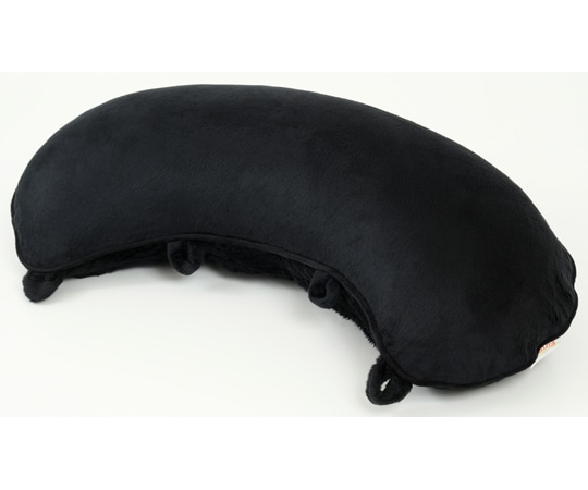 ニシダ マイクロビーズクッション ブラック SHE-7005-11 1個（ご注文単位1個）【直送品】