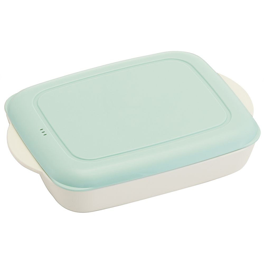 スケーター 作り置きワンプレートL パウダーパステルGR LHM2N 1個（ご注文単位1個）【直送品】