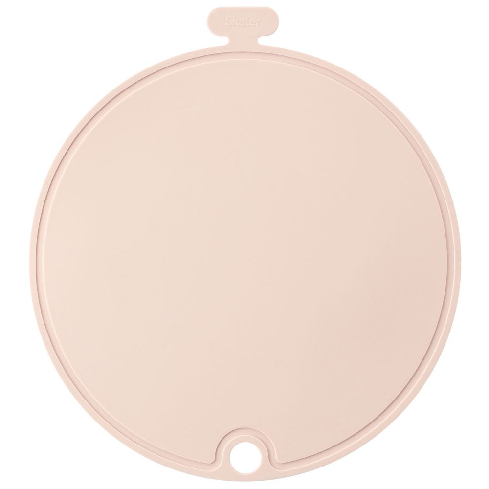 スケーター シリコーン丸型まな板 くすみピンク KSLM1 1個（ご注文単位1個）【直送品】