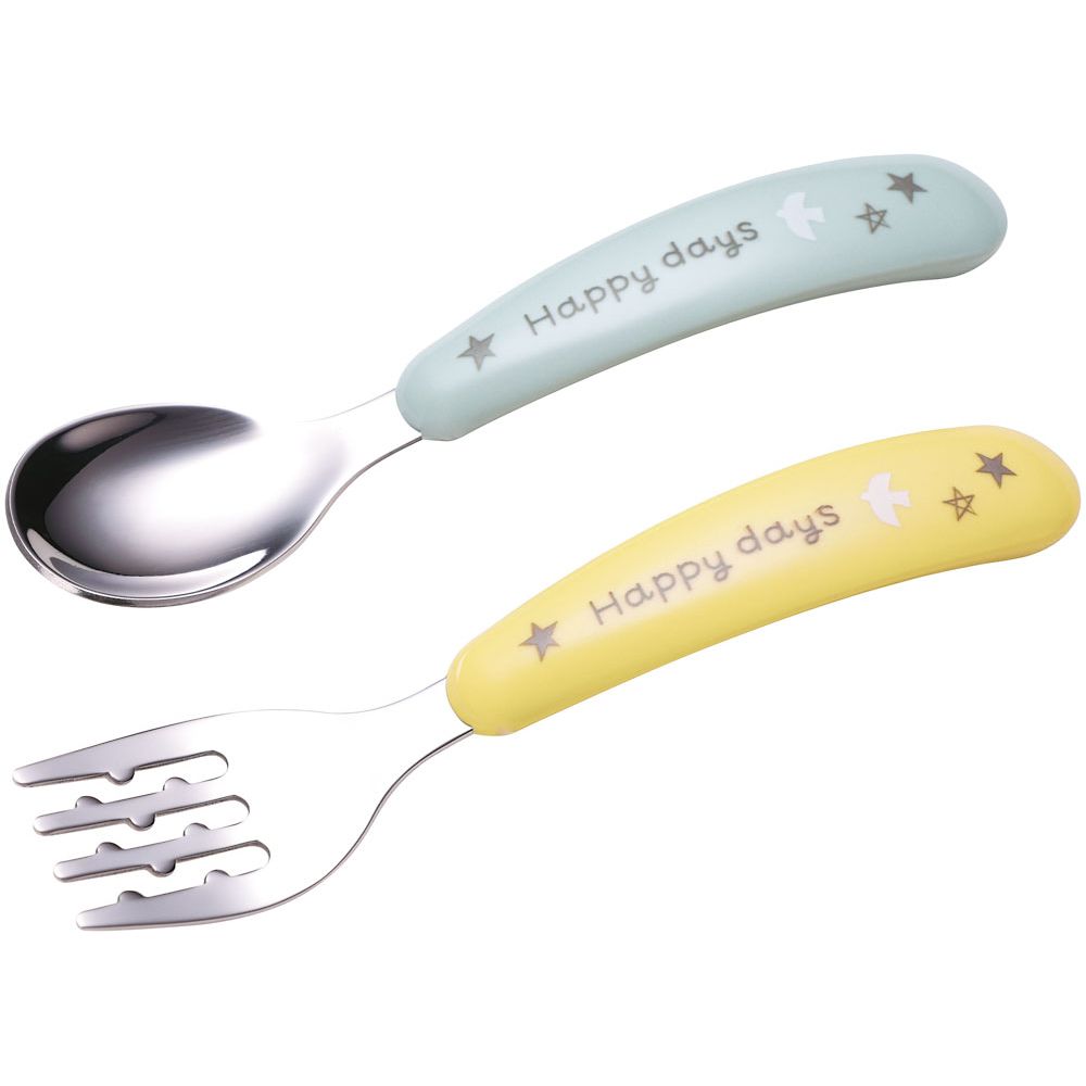 スケーター ステンレススプーン&フォーク HappyDays SFBS1 1個（ご注文単位1個）【直送品】