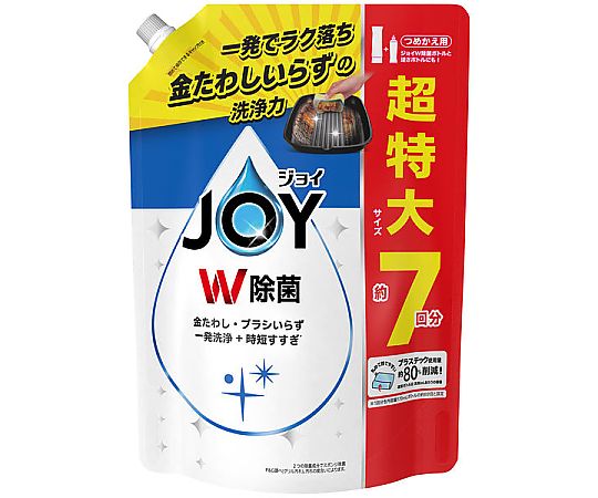 P&G ジョイ W除菌 さわやか微香 詰め替え 超特大 930mL  1個(ご注文単位1個)【直送品】