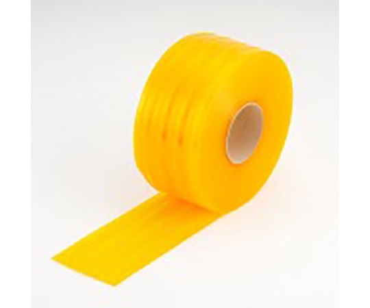 アズワン 食品工場用ビニールカーテンシート 巾200mm×長さ30m イエロー 防虫用イエローシート200 1巻 (ご注文単位1巻)【直送品】