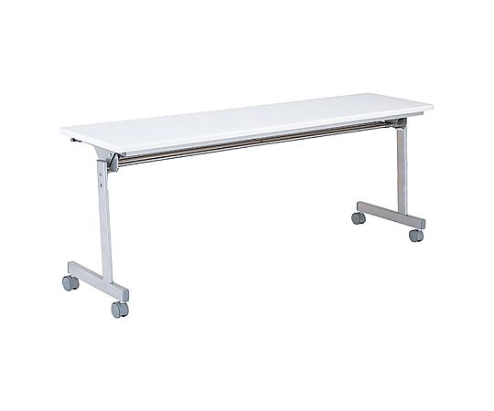 ストア・エキスプレス 跳ね上げ式会議テーブルW180cm D45cm ホワイト 61-433-32-2 1台(ご注文単位1台)【直送品】