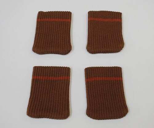 旭電機化成 キズつきにくいテーブル脚カバー ブラウン 1パック(4個入) AIC-02 1パック(ご注文単位1パック)【直送品】