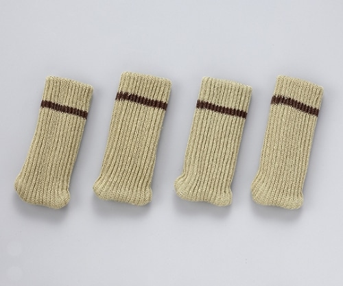 旭電機化成 キズつきにくいイス脚カバー(1脚用) アイボリー 1パック(4個入) AIC-03IV 1パック(ご注文単位1パック)【直送品】