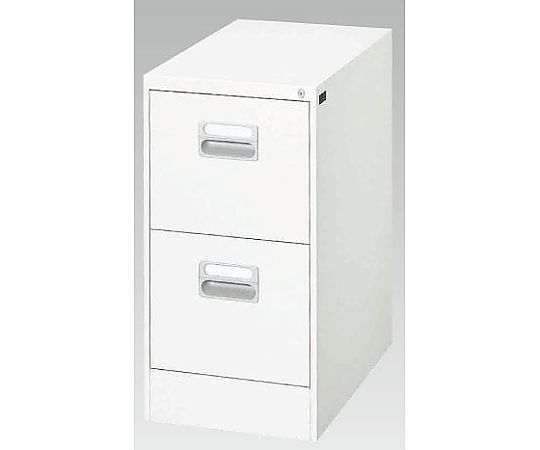 エスコ 387x620x 740mm/2段(A4) キャビネット EA954DC-18 1台(ご注文単位1台)【直送品】