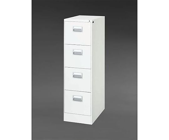 エスコ 387x620x1335mm/4段(A4) キャビネット EA954DC-20 1台(ご注文単位1台)【直送品】