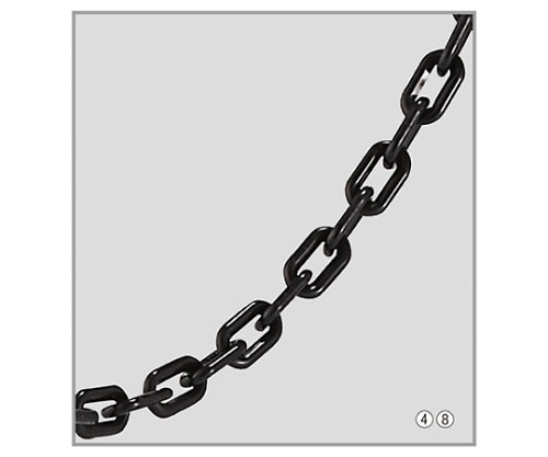 ストア・エキスプレス ガイドポール用樹脂チェーン 200cm 黒 61-377-3-8 1本（ご注文単位1本）【直送品】
