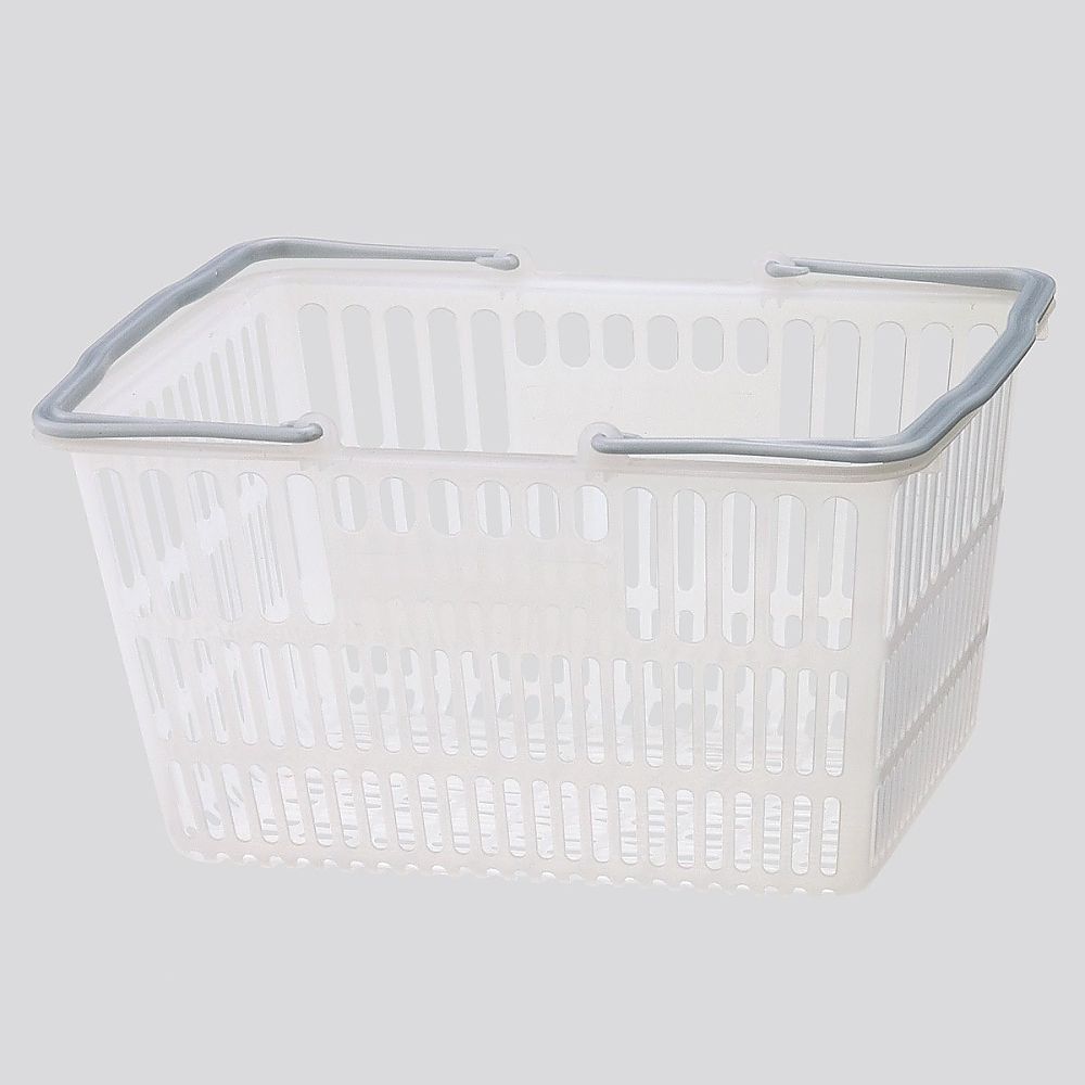 ストア・エキスプレス 買物カゴ(18リットル) スケルトン 1セット(10個入) 61-802-46-4 1セット（ご注文単位1セット）【直送品】