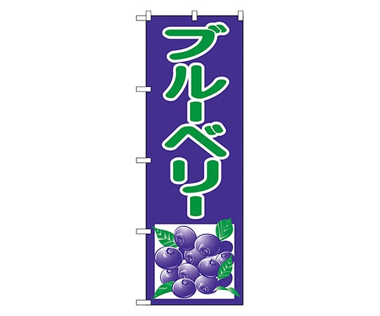 のぼり屋工房 ブルーベリー のぼり 2242 1枚（ご注文単位1枚）【直送品】