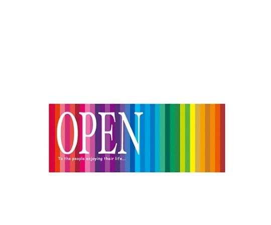 ストア・エキスプレス プリズム OPENパラポスター 1セット(10枚入) 61-229-5-3 1セット（ご注文単位1セット）【直送品】