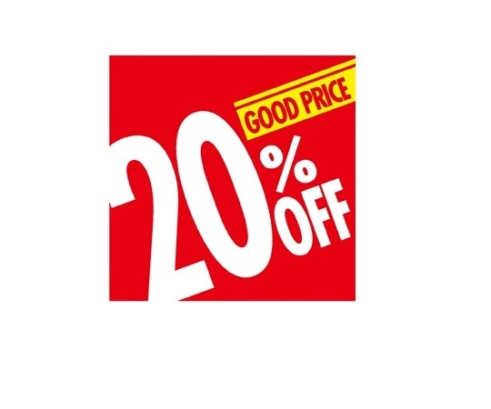 ストア・エキスプレス 割引テーマポスター 20%OFF 1セット(10枚入) 61-231-15-2 1セット（ご注文単位1セット）【直送品】