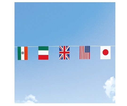 ストア・エキスプレス 万国旗 20連 61-436-56-2 1セット（ご注文単位1セット）【直送品】