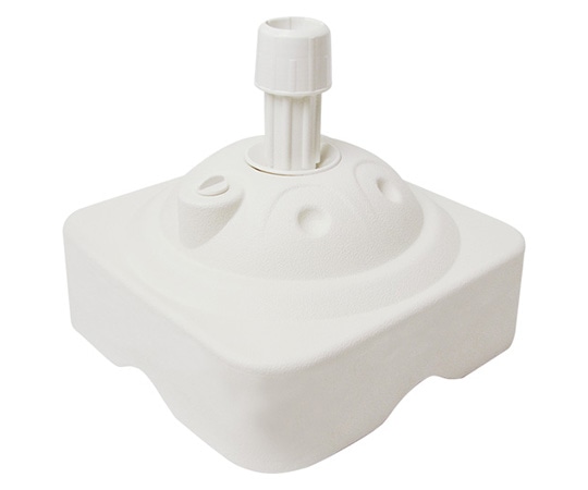 のぼり屋工房 ポール台 てんとー君 白 お買得10台セット 1セット(10個入) 500 1セット（ご注文単位1セット）【直送品】