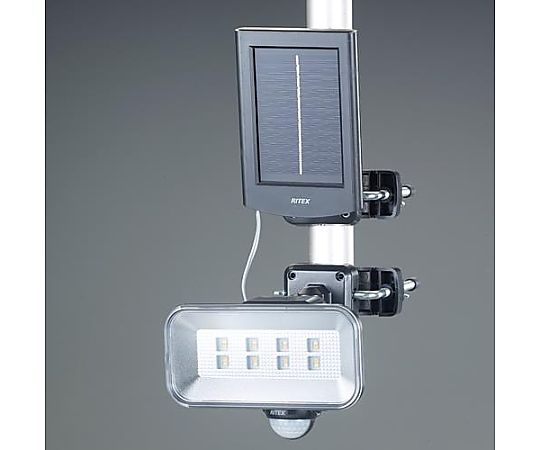 アズワン LEDセンサーライト(ソーラー式/光色切替型) EA864CA-28 1台(ご注文単位1台)【直送品】